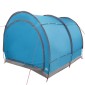 vidaXL Σκηνή αποθήκευσης ποδηλάτων Μπλε 256 x 222 x 182 εκ ταφτάς