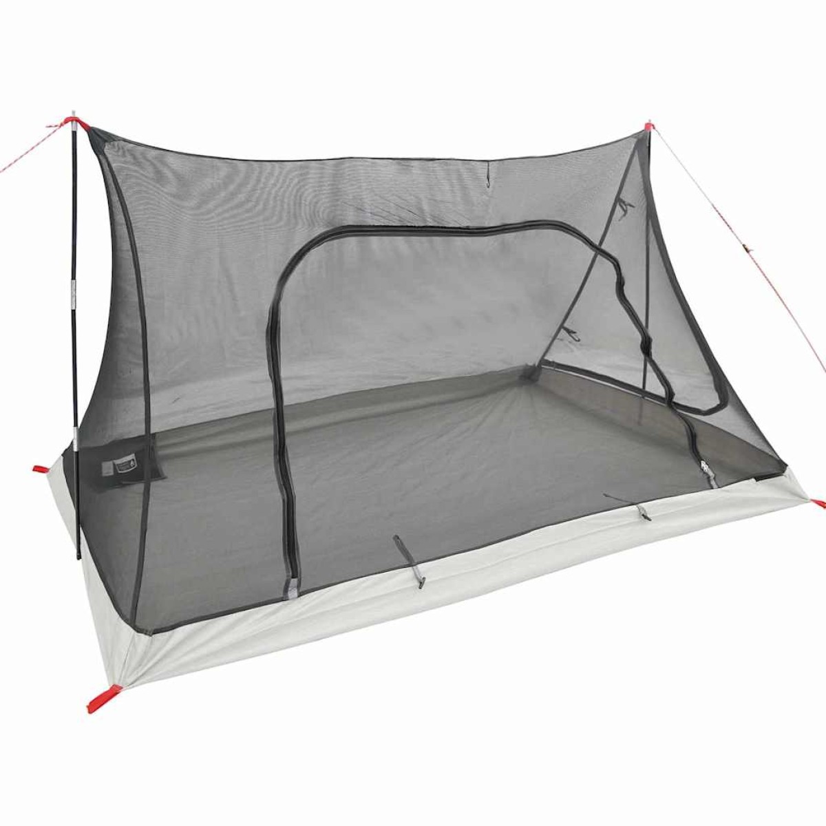 vidaXL Εσωτερική σκηνή Μαύρο 220 x 128 x 110 εκ Πλέγμα