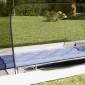 vidaXL Εσωτερική σκηνή Μαύρο 220 x 128 x 110 εκ Πλέγμα