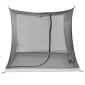 vidaXL Εσωτερική σκηνή Μαύρο 208 x 140 x 175 εκ. Πλέγμα