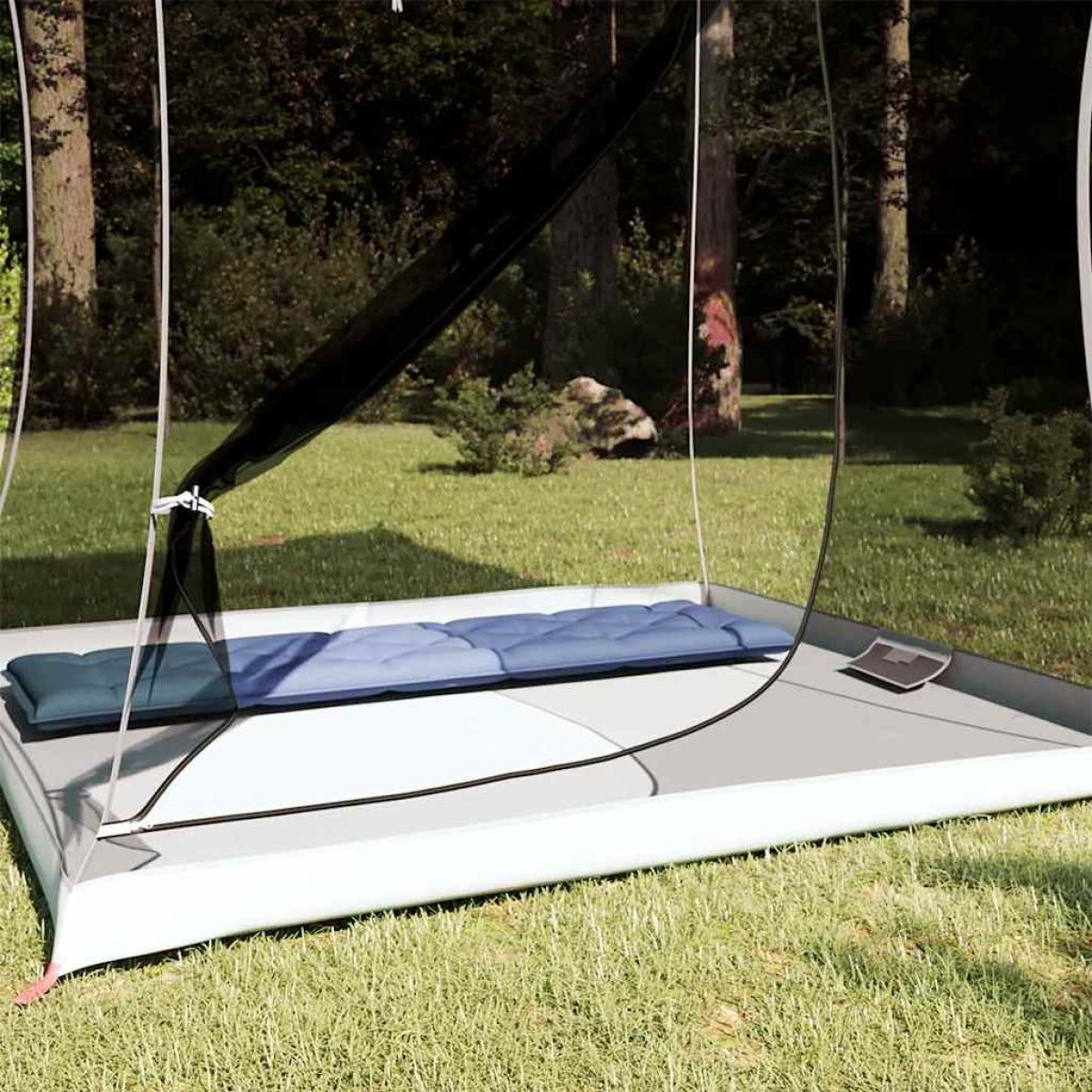 vidaXL Εσωτερική σκηνή Μαύρο 206 x 188 x 175 εκ. Πλέγμα