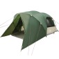 vidaXL Σκηνή Dome 4 Ατόμων με στέγη Πράσινο 455 x 252 x 178 εκ