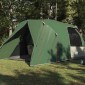 vidaXL Σκηνή Dome 4 Ατόμων με στέγη Πράσινο 455 x 252 x 178 εκ