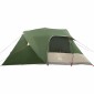 vidaXL Σκηνή Dome 4 Ατόμων με στέγη Πράσινο 455 x 252 x 178 εκ