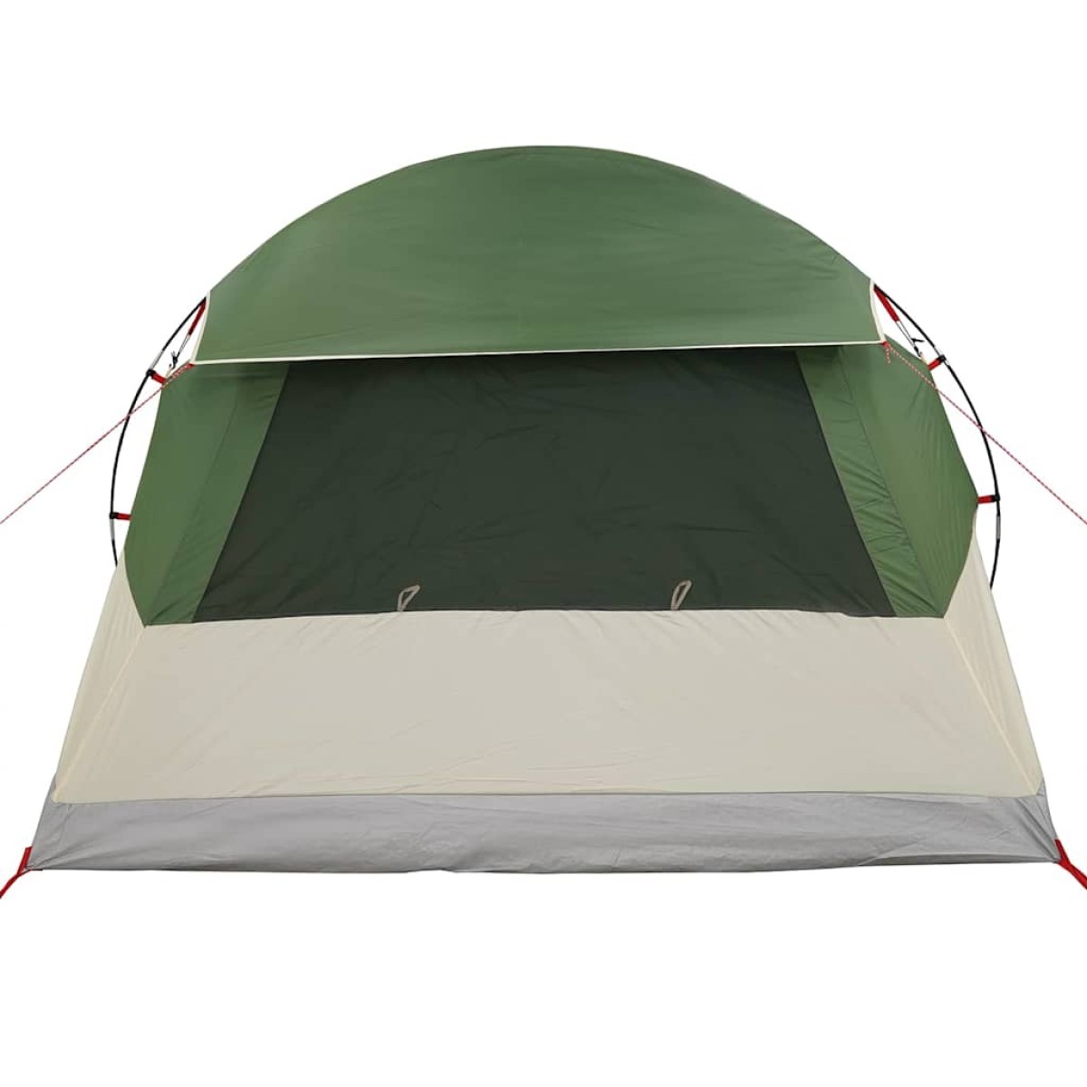 vidaXL Σκηνή Dome 4 Ατόμων με στέγη Πράσινο 455 x 252 x 178 εκ