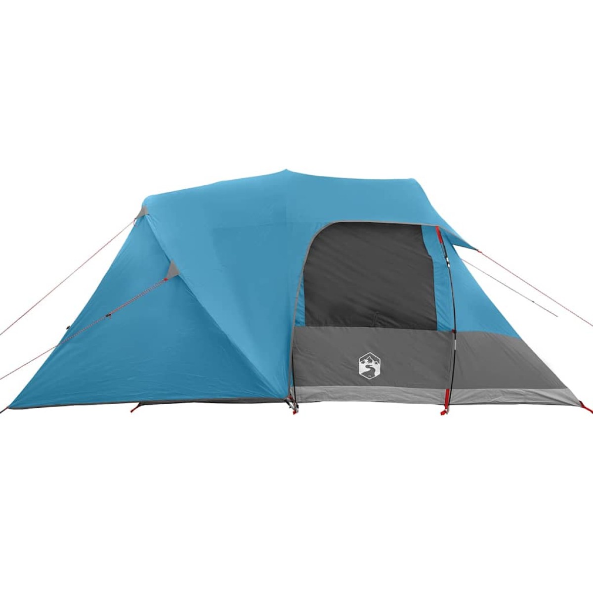 vidaXL Σκηνή Dome 4 Ατόμων με στέγη Μπλε 455 x 252 x 178 εκ