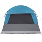 vidaXL Σκηνή Dome 4 Ατόμων με στέγη Μπλε 455 x 252 x 178 εκ
