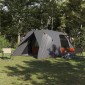 vidaXL Κατασκήνωση 6 Ατόμων Γκρι και Πορτοκαλί 500 x 314 x 206 εκ