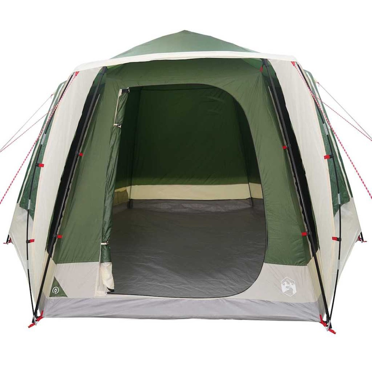 vidaXL Σκηνή Camping Καταφύγιο Πράσινο 420 x 420 x 227 εκ Πολυεστέρας