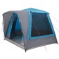 vidaXL Σκηνή Camping Καταφύγιο Μπλε 420 x 420 x 227 εκ Πολυεστέρας