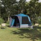 vidaXL Σκηνή Camping Καταφύγιο Μπλε 420 x 420 x 227 εκ Πολυεστέρας