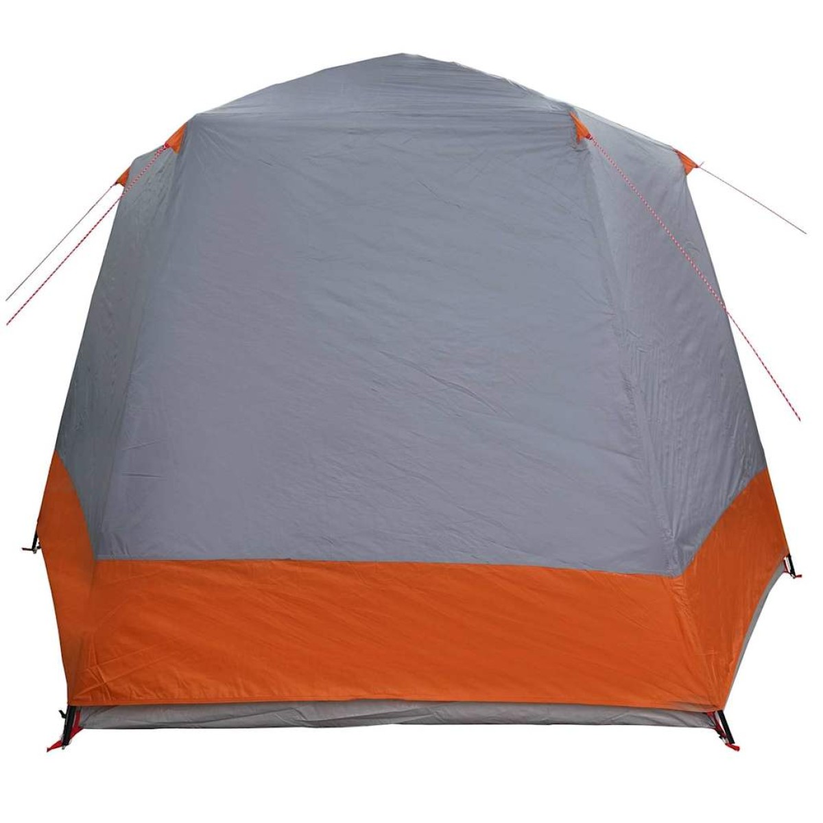 vidaXL Σκηνή Camping Γκρι και πορτοκαλί 420 x 420 x 227 εκ Πολυεστέρας