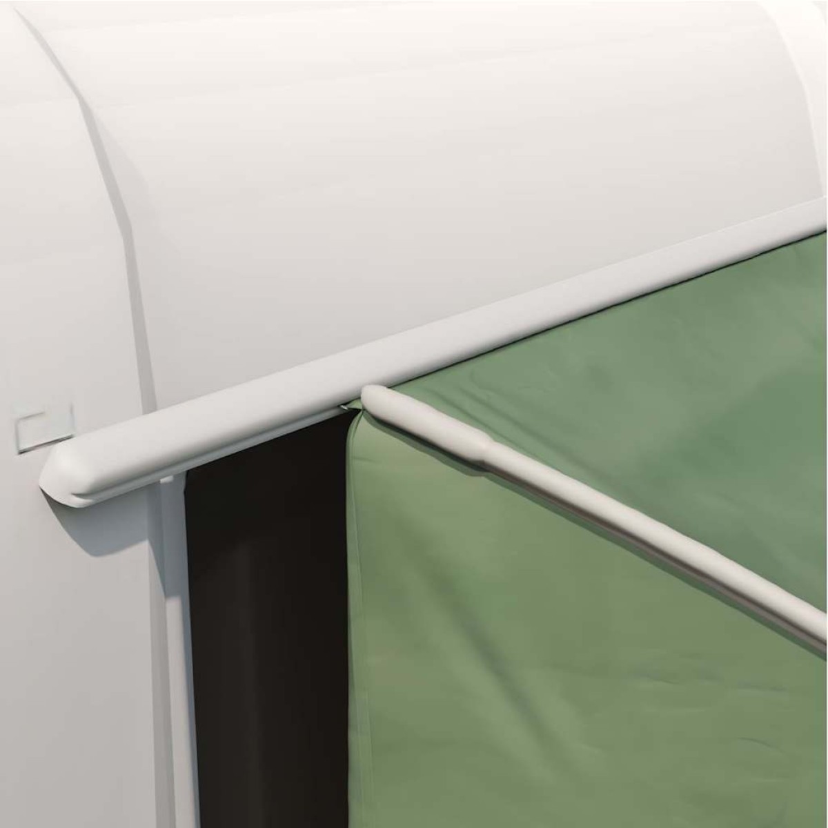 vidaXL Σκηνή για πόρτ μπαγκάζ άτομο 194 x 180 x 210 εκ. Πράσινο ταφτάς