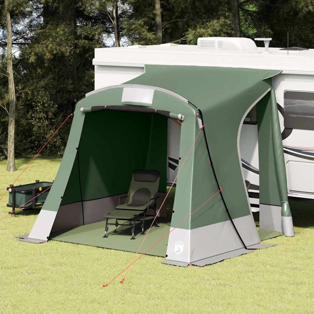vidaXL Σκηνή για πόρτ μπαγκάζ άτομο 285 x 255 x 245 cm Πράσινο ταφτάς