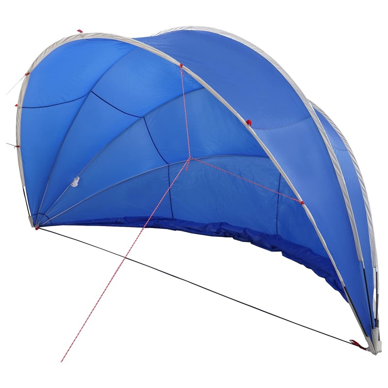 vidaXL Θόλος πισίνας 500 x 500 x 236 εκ. Αζούρ Μπλε