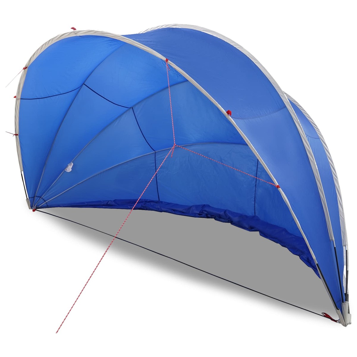 vidaXL Θόλος πισίνας 500 x 500 x 236 εκ. Αζούρ Μπλε
