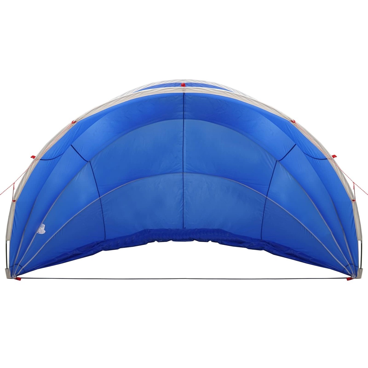 vidaXL Θόλος πισίνας 500 x 500 x 236 εκ. Αζούρ Μπλε