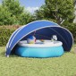 vidaXL Θόλος πισίνας 500 x 500 x 236 εκ. Αζούρ Μπλε