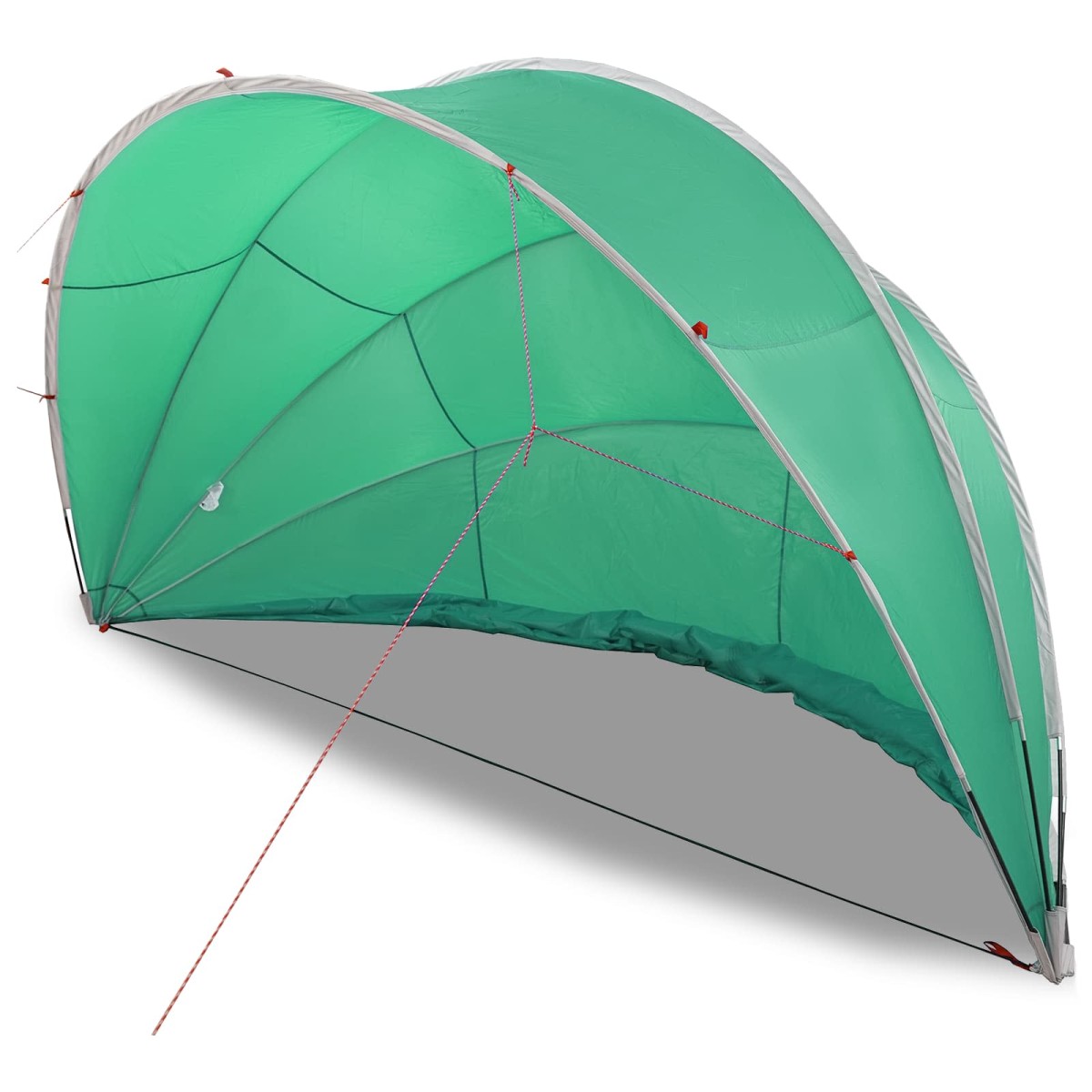 vidaXL Θόλος πισίνας 500 x 500 x 236 εκ. Θαλασσί