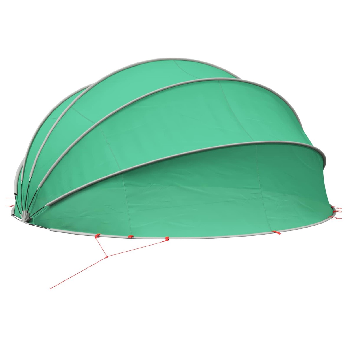 vidaXL Θόλος πισίνας 500 x 500 x 236 εκ. Θαλασσί