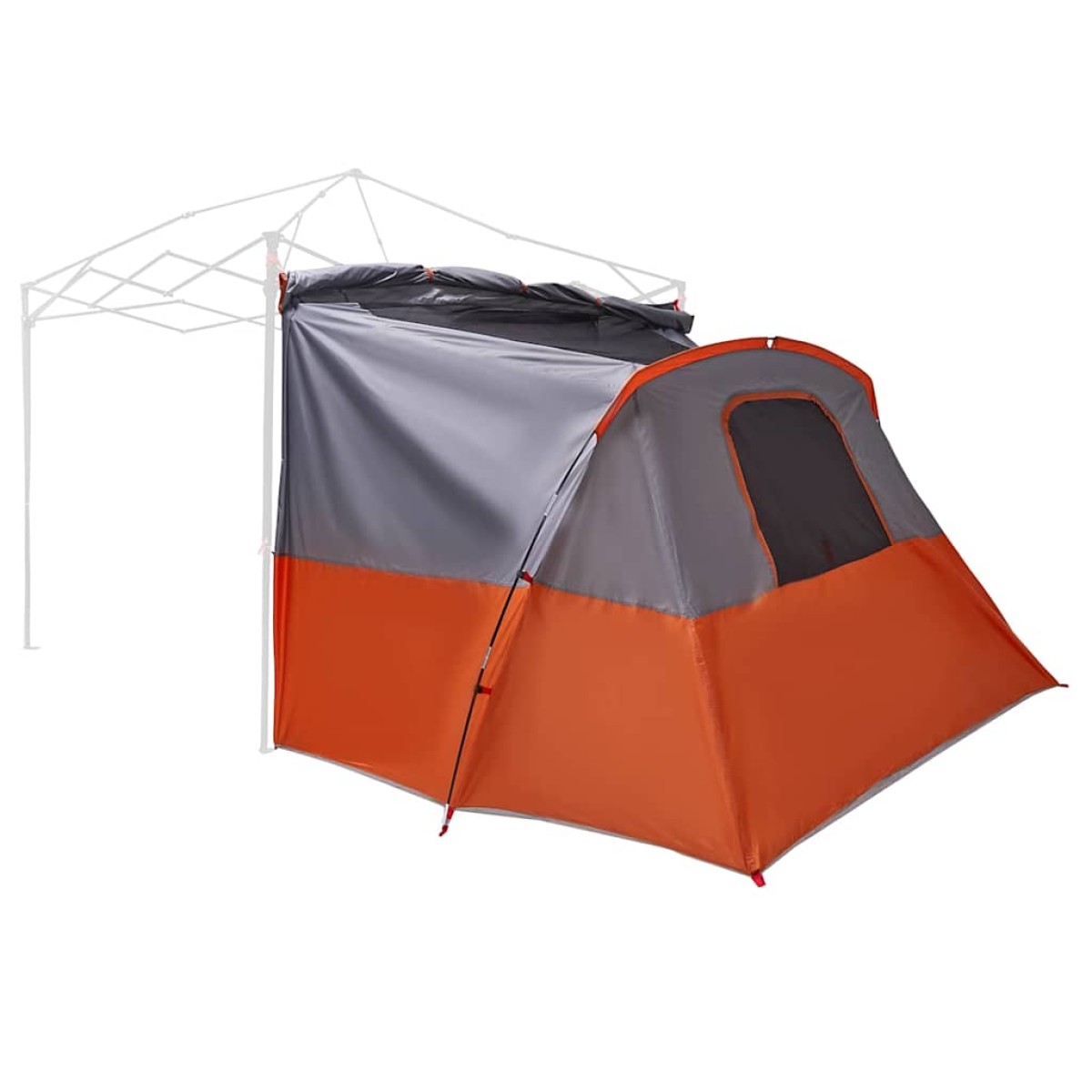 vidaXL Εσωτερική σκηνή Γκρι και Πορτοκαλί 280 x 220 x 176 εκ. ταφτάς