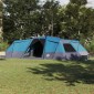 vidaXL Οικογενειακή Σκηνή με στέγη Μπλε 833 x 585 x 216 εκ ταφτάς