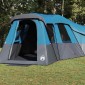 vidaXL Οικογενειακή Σκηνή με στέγη Μπλε 762 x 655 x 218 εκ ταφτάς