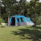 vidaXL Οικογενειακή Σκηνή με στέγη Μπλε 762 x 655 x 218 εκ ταφτάς