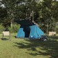 vidaXL Σκηνή Camping με στέγη Μπλε 282 x 225 x 154 εκ ταφτάς