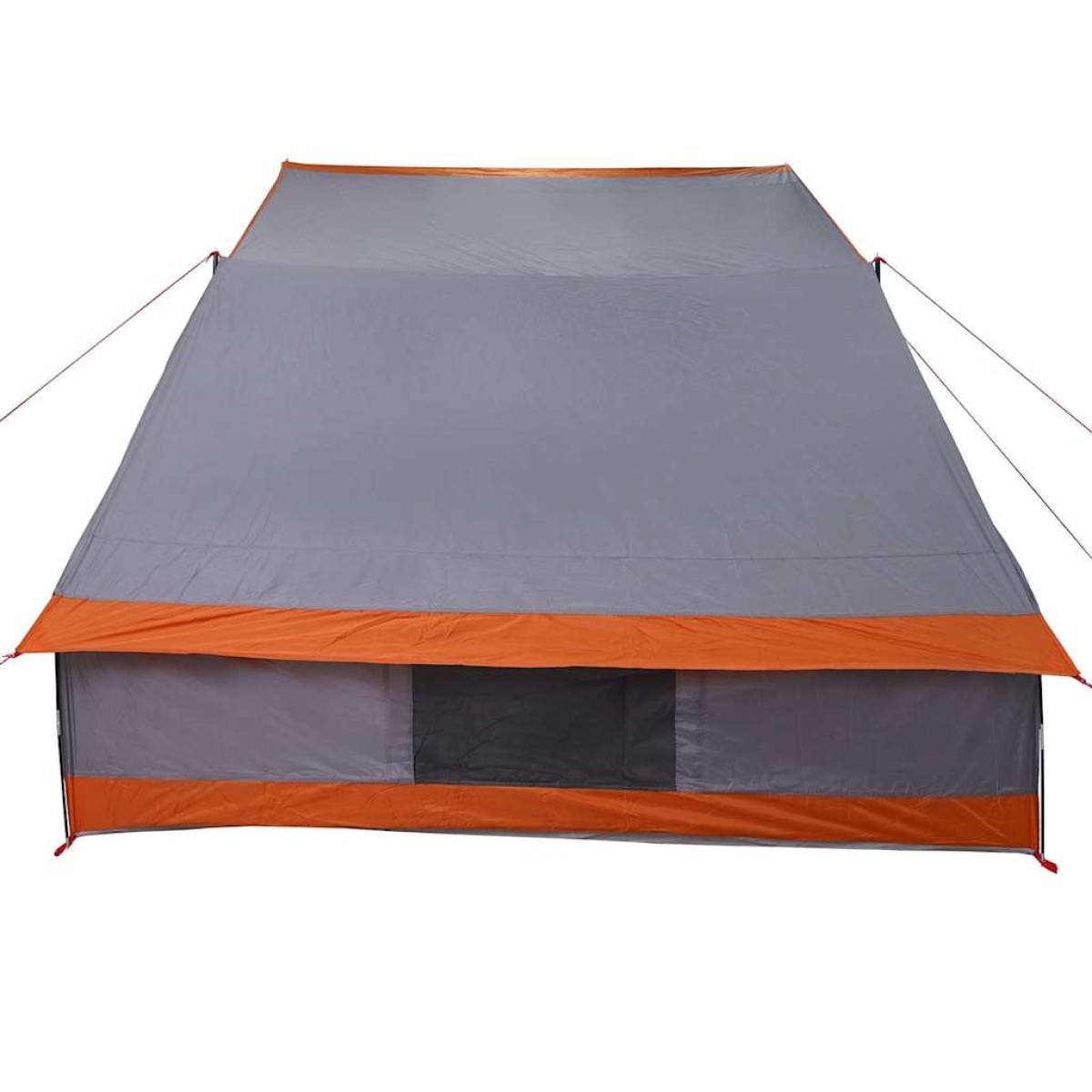 vidaXL Σκηνή Camping Γκρι και Πορτοκαλί 282 x 225 x 154 εκ ταφτάς