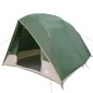 vidaXL Σκηνή Camping με στέγη Πράσινο 320 x 275 x 190 εκ. ταφτάς
