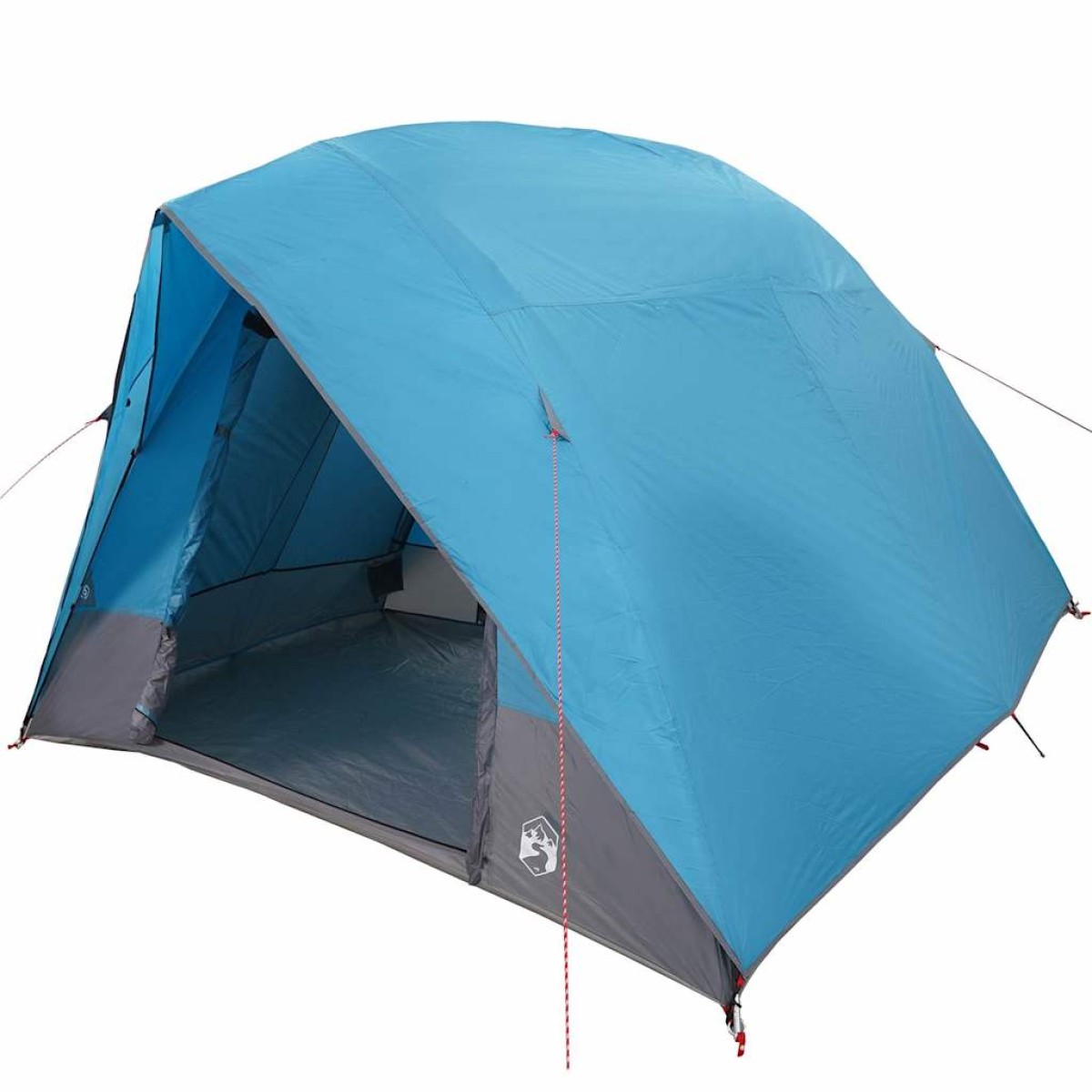 vidaXL Σκηνή Camping με στέγη Μπλε 320 x 275 x 190 εκ. ταφτάς