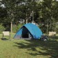 vidaXL Σκηνή Camping με στέγη Μπλε 320 x 275 x 190 εκ. ταφτάς