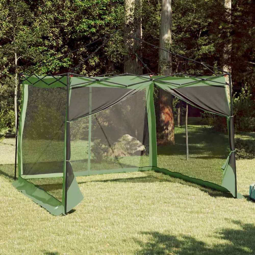 vidaXL Εσωτερική σκηνή με στέγη Πράσινο 303 x 303 x 196 εκ. ταφτάς