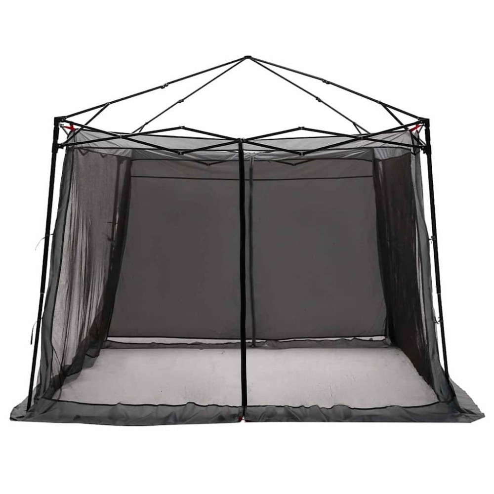vidaXL Εσωτερική σκηνή Γκρι και Πορτοκαλί 303 x 303 x 196 εκ. ταφτάς