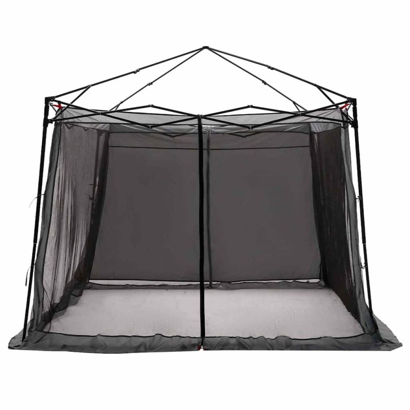 vidaXL Εσωτερική σκηνή Γκρι και Πορτοκαλί 303 x 303 x 196 εκ. ταφτάς