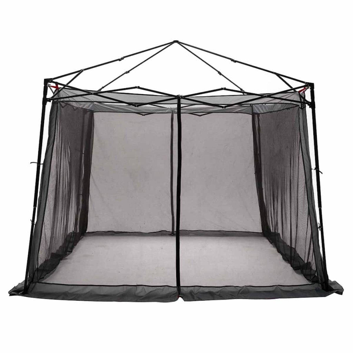 vidaXL Εσωτερική σκηνή Γκρι και Πορτοκαλί 303 x 303 x 196 εκ. ταφτάς