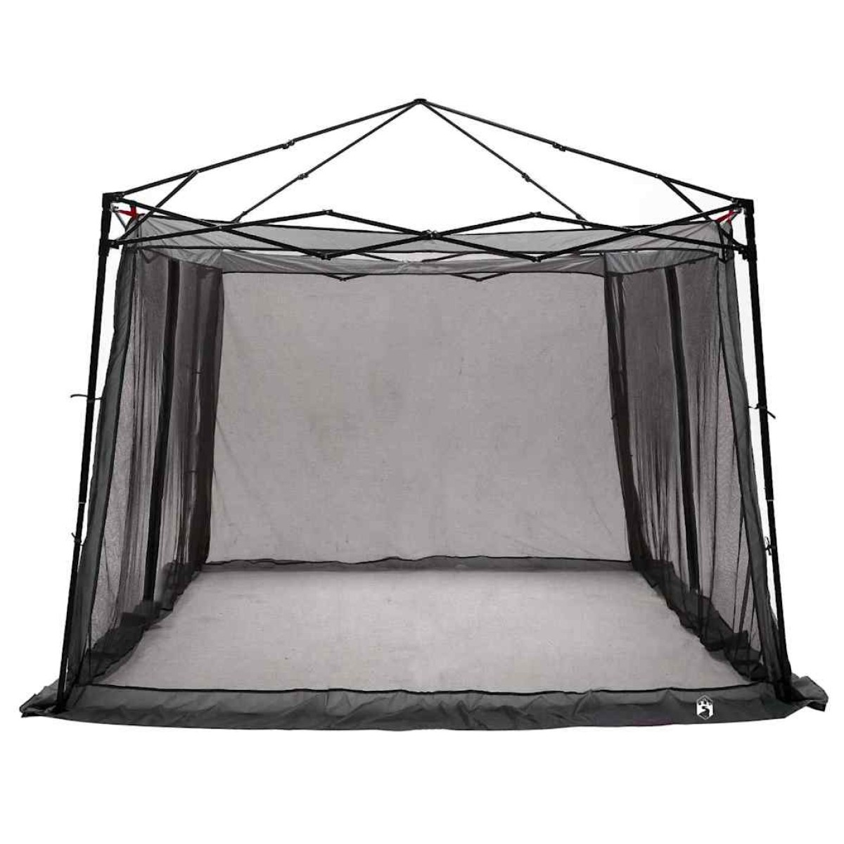 vidaXL Εσωτερική σκηνή Γκρι και Πορτοκαλί 303 x 303 x 196 εκ. ταφτάς
