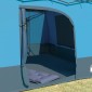 vidaXL Εσωτερική σκηνή με στέγη Μπλε 290 x 288 x 234 εκ. ταφτάς