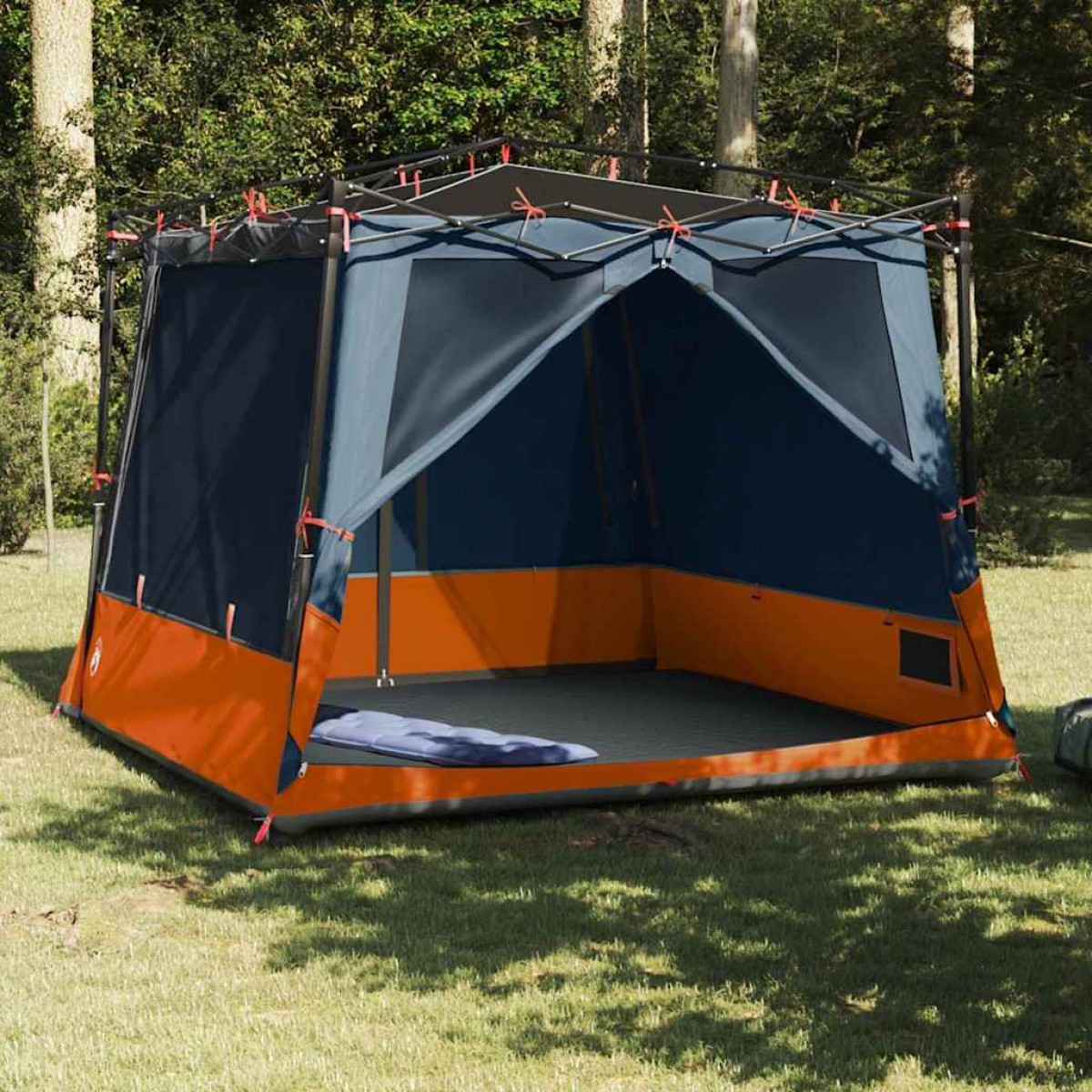 vidaXL Εσωτερική σκηνή Γκρι και Πορτοκαλί 291 x 291 x 240 εκ. ταφτάς