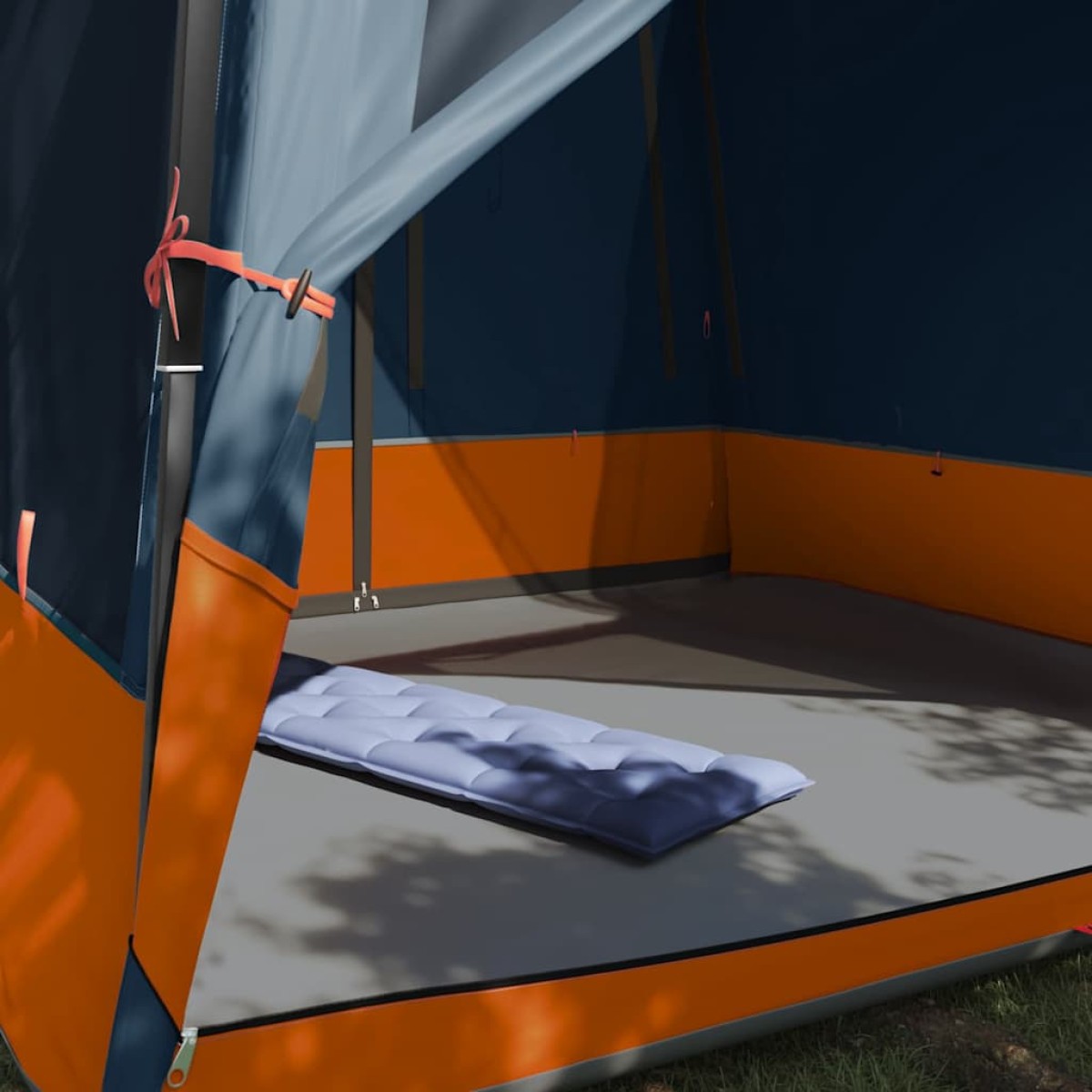 vidaXL Εσωτερική σκηνή Γκρι και Πορτοκαλί 291 x 291 x 240 εκ. ταφτάς