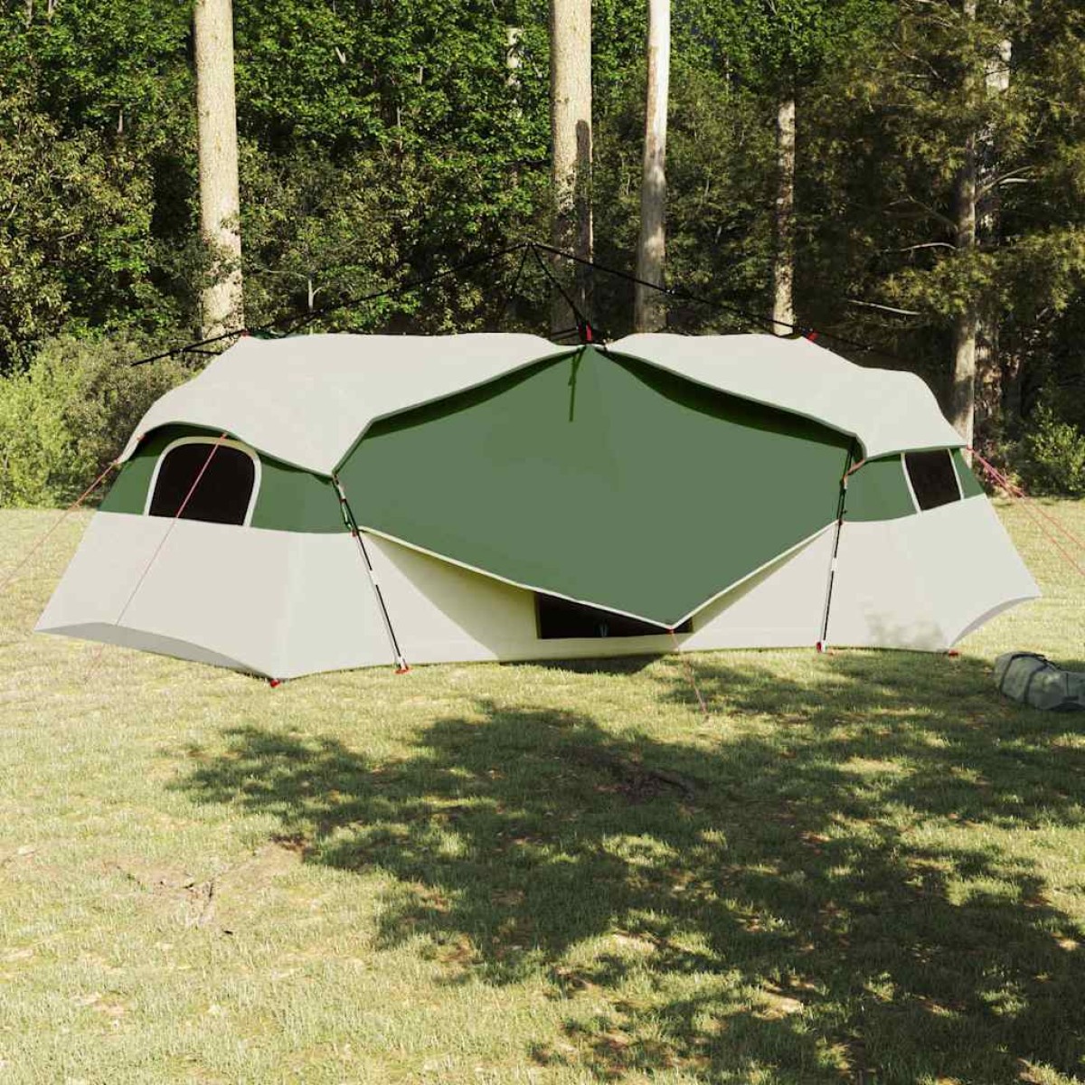 vidaXL Εσωτερική σκηνή με στέγη Πράσινο 520 x 520 x 190 εκ ταφτάς