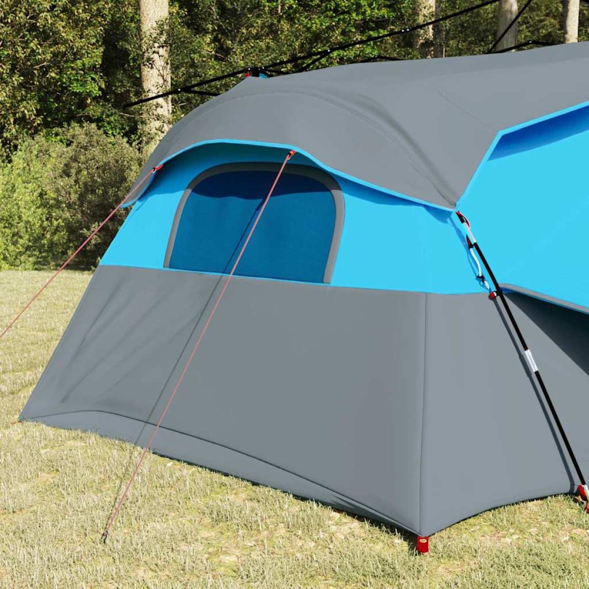 vidaXL Εσωτερική σκηνή με στέγη Μπλε 520 x 520 x 190 εκ ταφτάς