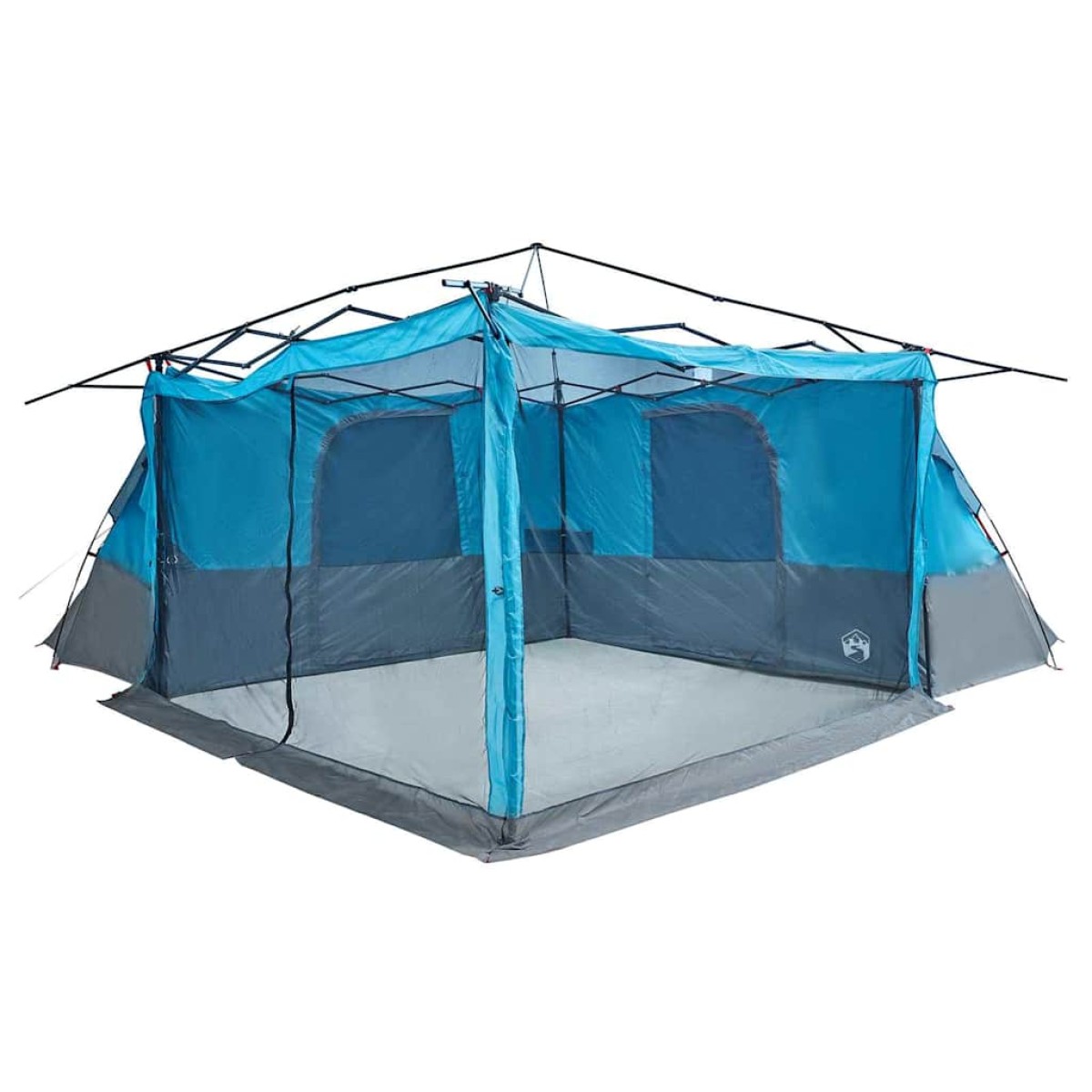 vidaXL Εσωτερική σκηνή με στέγη Μπλε 520 x 520 x 190 εκ ταφτάς