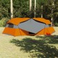 vidaXL Εσωτερική σκηνή Γκρι και Πορτοκαλί 520 x 520 x 190 εκ ταφτάς