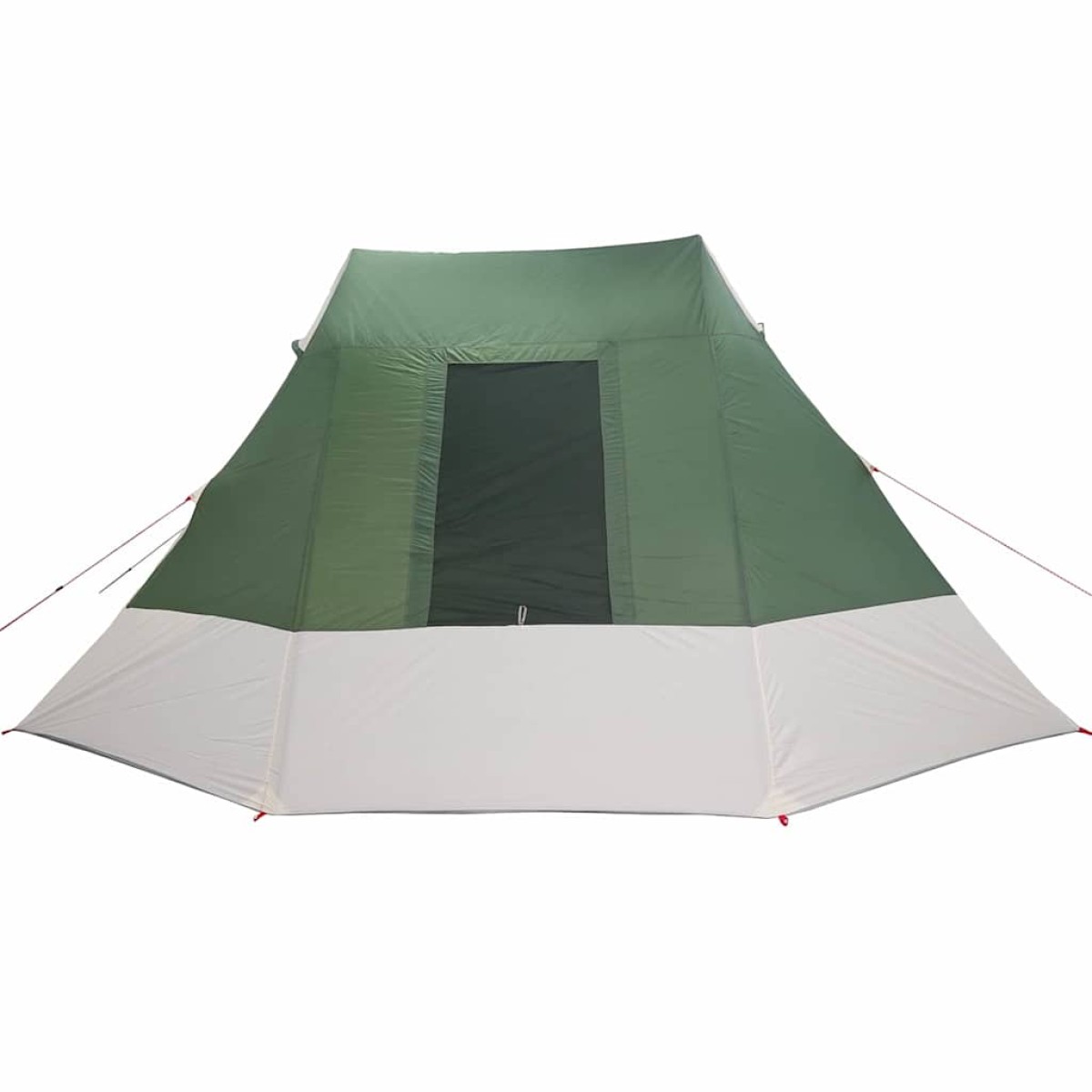 vidaXL Σκηνή Camping με στέγη Πράσινο 482 x 360 x 227 εκ ταφτάς