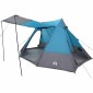 vidaXL Σκηνή Camping με στέγη Μπλε 482 x 360 x 227 εκ ταφτάς