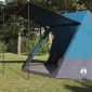 vidaXL Σκηνή Camping με στέγη Μπλε 482 x 360 x 227 εκ ταφτάς