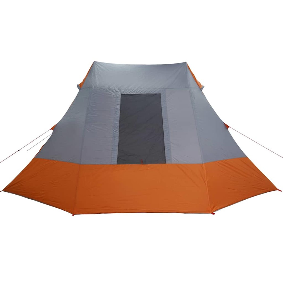 vidaXL Σκηνή Camping Γκρι και Πορτοκαλί 482 x 360 x 227 εκ ταφτάς