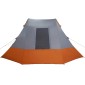 vidaXL Σκηνή Camping Γκρι και Πορτοκαλί 482 x 360 x 227 εκ ταφτάς
